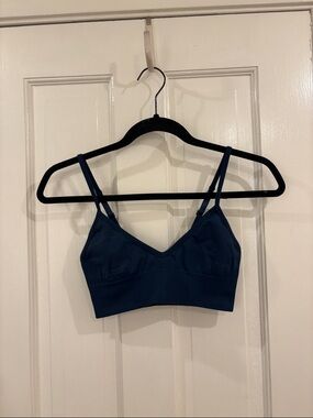Lululemon V-Neck Sports Bra - Deep Teal